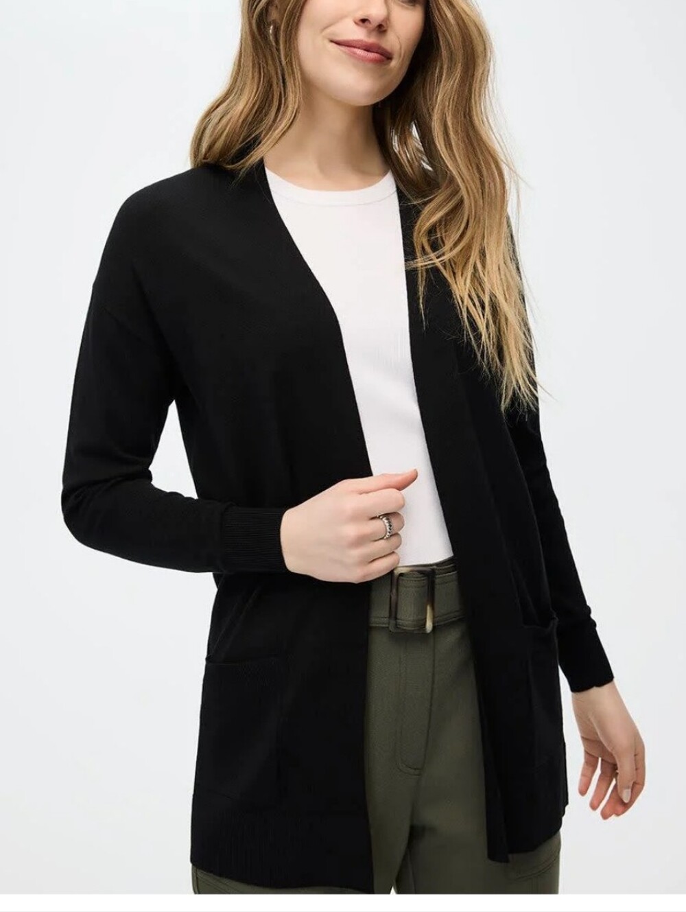 Reitmans Long Black Cardigan